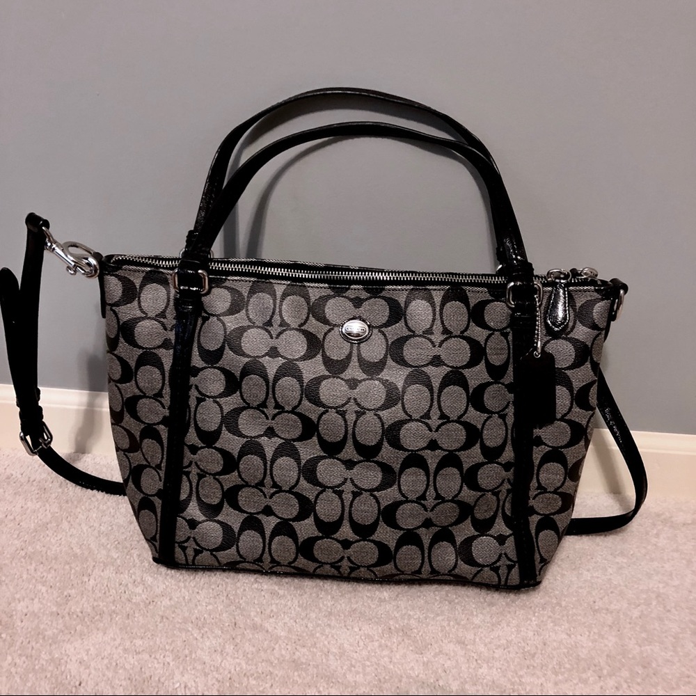 Coach Peyton Pocket Tote Crossbody Handbag